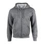 Preview: Gildan - Heavy Blend Full Zip Graphite Heather