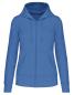 Preview: Umweltfreundliches Kapuzensweatshirt mit Reißverschluss für Damen - Kariban - Light Royal Blue