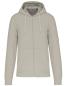 Preview: Umweltfreundliches Kapuzensweatshirt mit Reißverschluss für Herren - Kariban - Clay