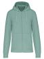 Preview: Umweltfreundliches Kapuzensweatshirt mit Reißverschluss für Herren - Kariban - Sage