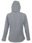 Preview: Damen Kapuzen-Softshelljacke Replay – Sol's Grey Melange - Hinten