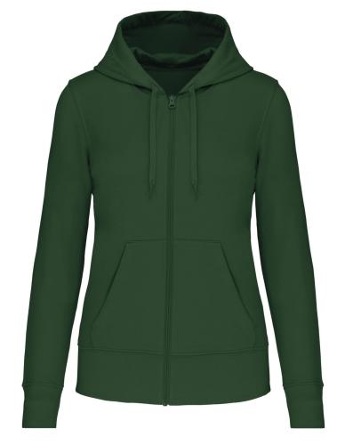 Umweltfreundliches Kapuzensweatshirt mit Reißverschluss für Damen - Kariban