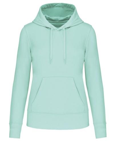 Umweltfreundliches Kapuzensweatshirt für Damen - Kariban - Ice Mint