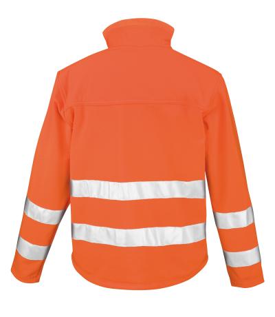 Preview: High Vis Soft Shell Jacke - Result Safe-Guard - hinten