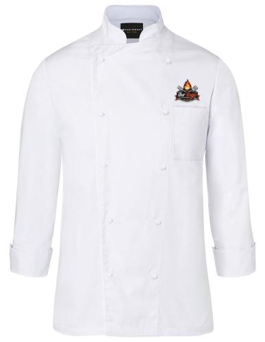 Basic Kochjacke mit Kugelknöpfen (Unisex) - Karlowsky