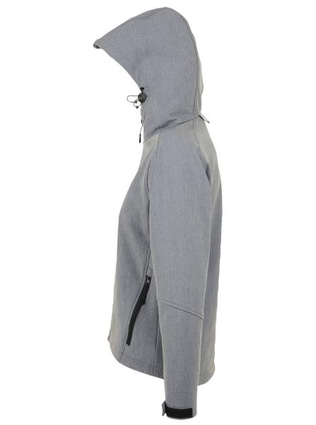 Damen Kapuzen-Softshelljacke Replay – Sol's Grey Melange - Seite